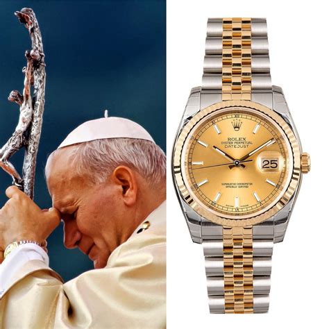 pope john paul ii rolex|pope watch collectors.